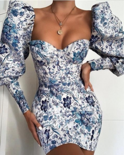 Charming Irregular print dress