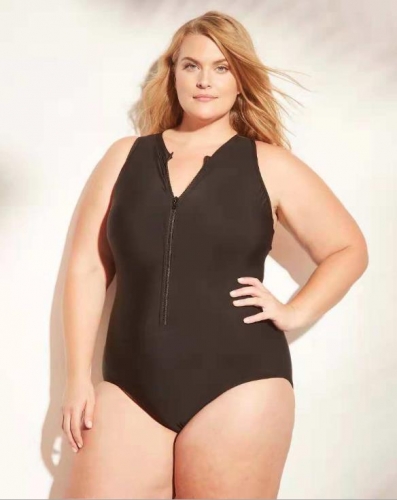 Charming Plus size  one-piece swimsuit