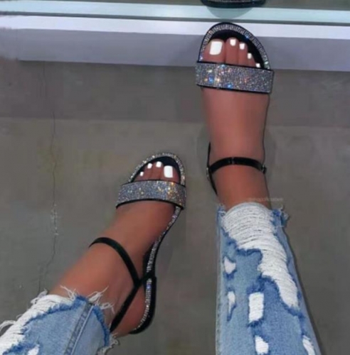 Charming Street Sequined Sandals