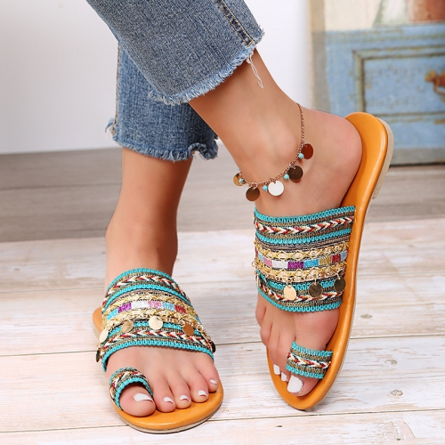 Casual Bohemian Clip-On Sandals