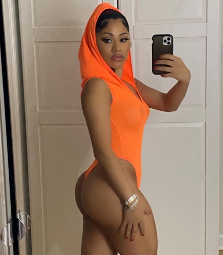 Tight hooded one-piece swimsuit