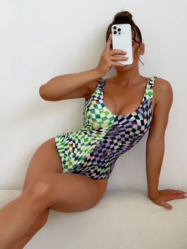 Sexy sling one-piece swimsuit