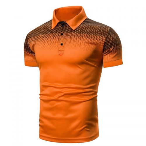 Men's Fashion Polo Short Sleeve T-shirt