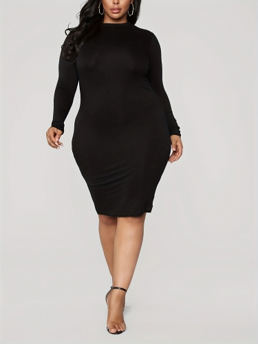 Simple plus size sized dress