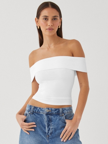 Sexy One Shoulder T-shirt Top
