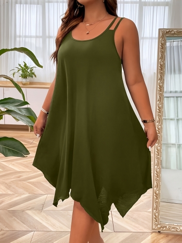 Comfortable Plus Size Sling Dress