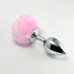 Pompon Metal Plug Small ( Silver )