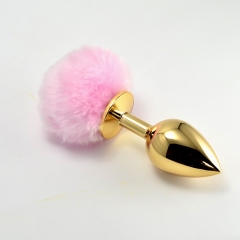 Pompon Metal Plug Large ( Gold )