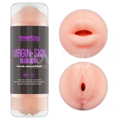 Virgin-skin Blowout Double Side Stroker Vagina and Mouth