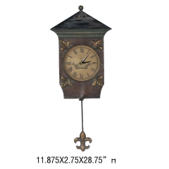 Iron handmade antique wall hanging clock-Ason