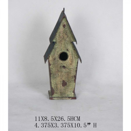 Eco-friendly metal antique Europe style bird house