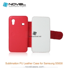 For Sam sung Galaxy ACE 1 S5830 Sublimation PU Leather Phone Case, PU Phone Wallet