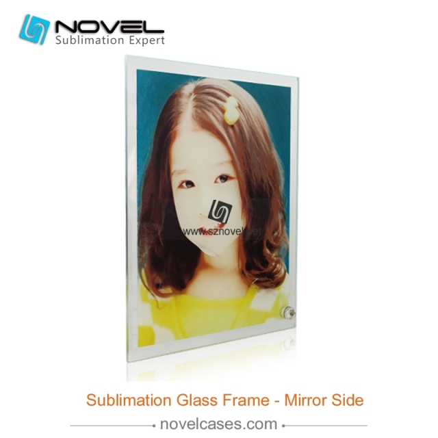 8&quot; Sublimation Mirror Side Glass Frame