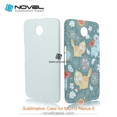 3D Sublimation Phone case for MOTO Nexus 6