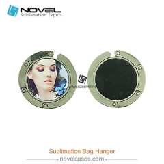 Sublimation metal bag hanger, round shape