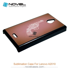 2D plastic Sublimation Phone case for Lenovo A2010