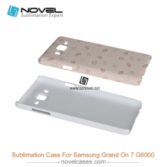 For SAM Galaxy On 7/ G6000 Sublimation Blank 3D Plastic Phone Case