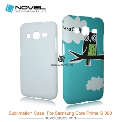 For Galaxy Core Prime G3608 Sublimation 3D Blank Plastic Phone Case