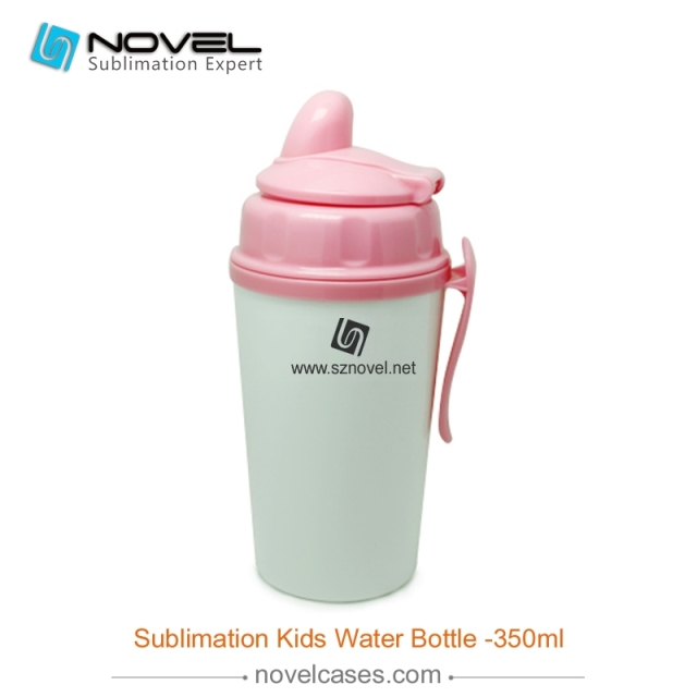 Fashionable sublimation custom design kid water bottle,350ml-style