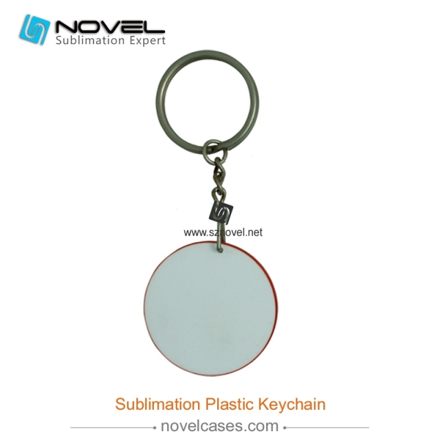DIY sublimation custom design plastic key chain
