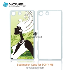 2D Sublimation Plastic Phone Case for Sony Xperia M5