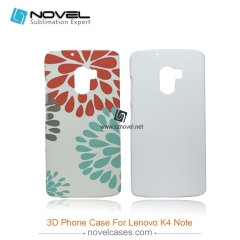 For Lenovo K4 Note/A7010 Blank Plastic Sublimation 3D Phone Case Cover