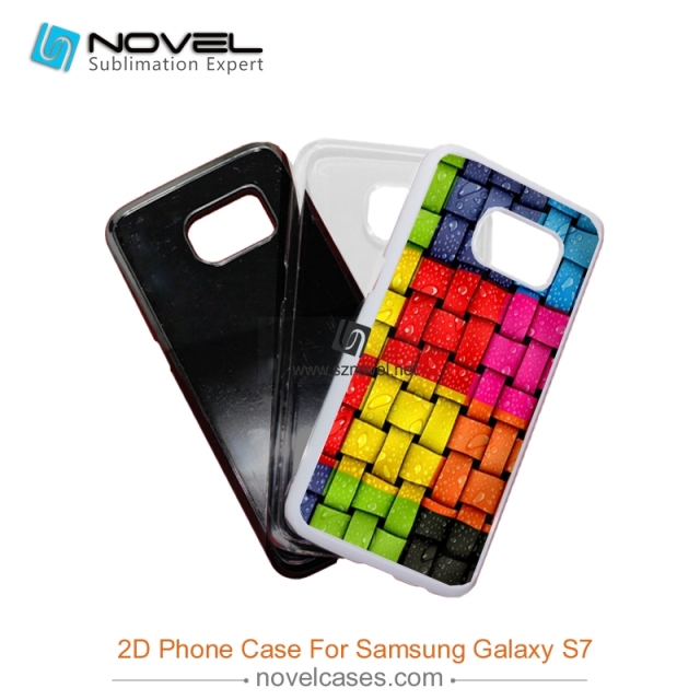 Sublimation custom design plastic Phone Case for SAM S7