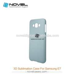 For SAM Galaxy E7 Sublimation 3D Blank Plastic Phone Case