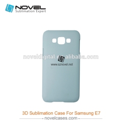 For SAM Galaxy E7 Sublimation 3D Blank Plastic Phone Case