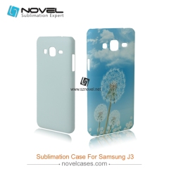 For SAM Galaxy J3 2016 Sublimation 3D Blank Plastic Phone Case