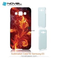 For SAM Galaxy E5 Sublimation 3D Blank Plastic Phone Case