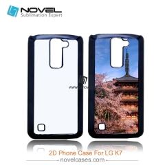 Sublimation custom design plastic Phone Case for LG k7