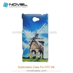 3D Sublimation plastic Phone Case For HTC 8S