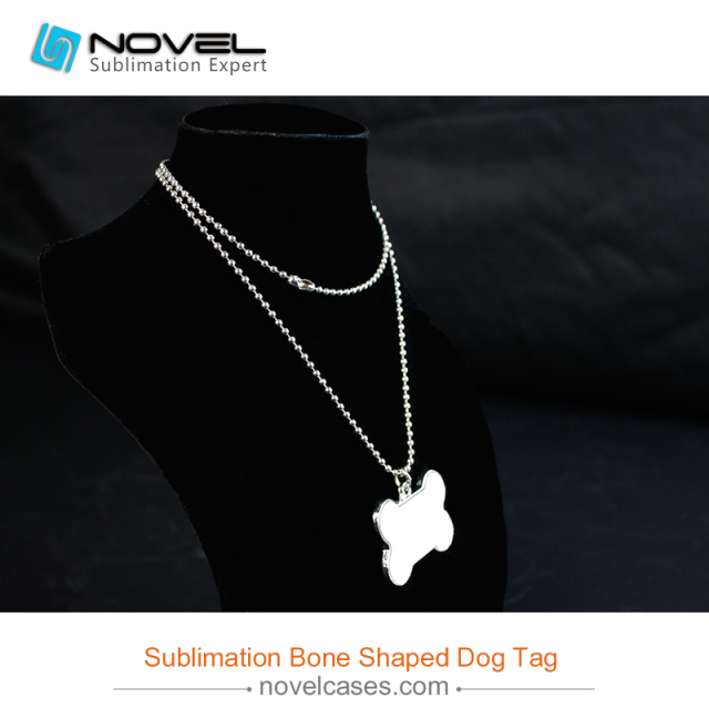 Sublimation Dog Tag, Bone Shape