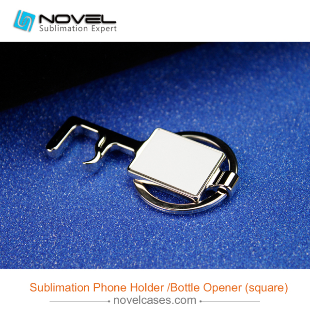 Sublimation phone holder Bottle Opener, Squre Shape