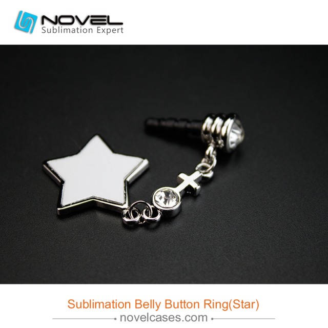 Sublimation Belly Bottom Ring, Star Shape