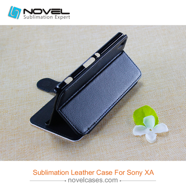sublimation wallet  for Sony xperia XA, pu leather cases