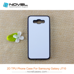Hot selling Sublimation blank Rubber Phone Case for Sam galaxy J710, J7 2016 Model