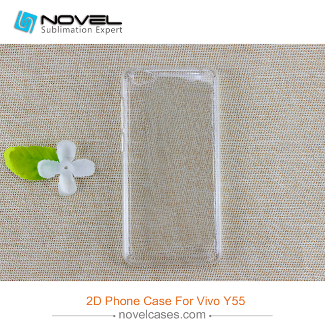 Factory Price 2D Sublimatio Plastic phone case for Vivo Y55