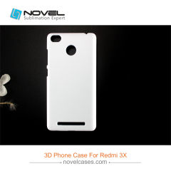 For Xiaomi Redmi 3X DIY Plastic 3D Sublimation Phone Case