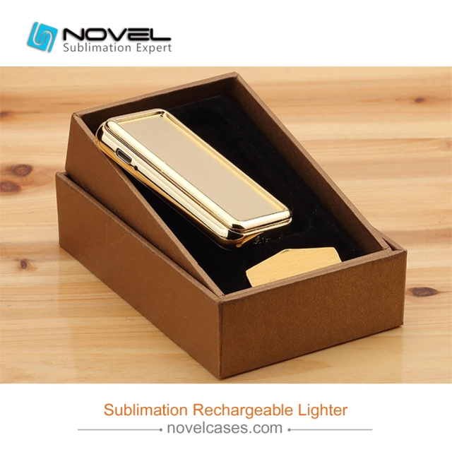 High Quality Sublimation Dual Charging USB Lighter, DIY Sublimation Lighter