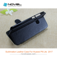2017 Newest Sublimation Leather Wallet for Huawei P8 Lite 2017