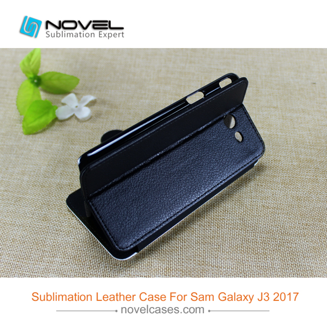Premium Sublimation Leather Wallet for Sam-Sung Galaxy J3 2017, J320