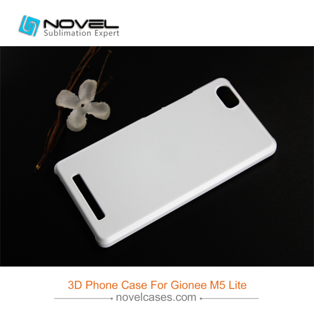 For Gionee M5 Lite Sublimation Blank 3D Plastic Phone Back Shell Case
