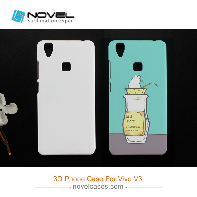 For Vivo V3/Y53 Blank Sublimation Plastic Phone Shell