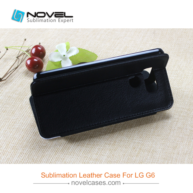 Newest Sublimation Blank Leather Wallet for lG G6, DIY Leather Phone Case