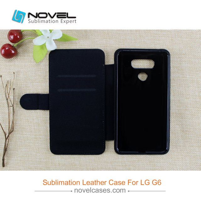 Newest Sublimation Blank Leather Wallet for lG G6, DIY Leather Phone Case