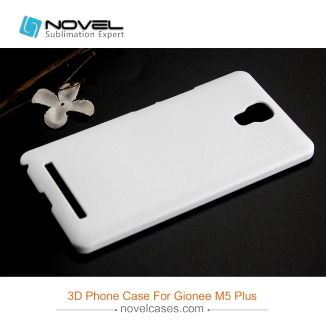 For Gionee M5 Plus Customized 3D Sublimation Plastic Phone Cover