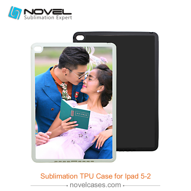 For iPad Air 2/iPad 6 Blank Sublimation 2D Silicone Rubber Shell