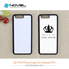Latest Fashionable 2D Sublimation Rubber Cell Phone Shell For Huawei P10